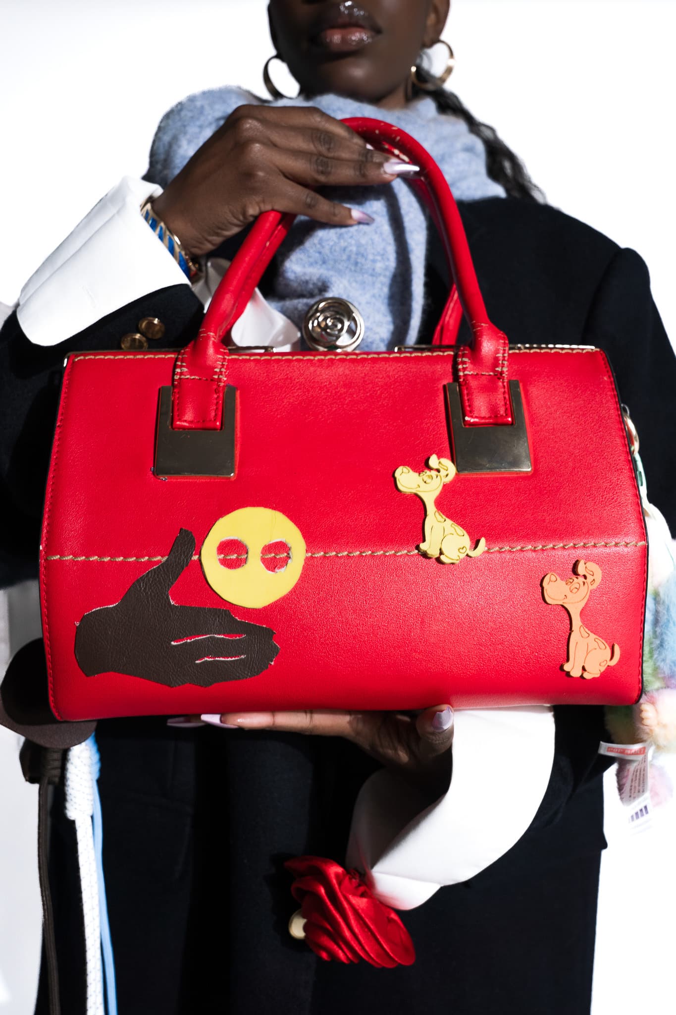 MAISONMUAM LOVE RED HANDBAG